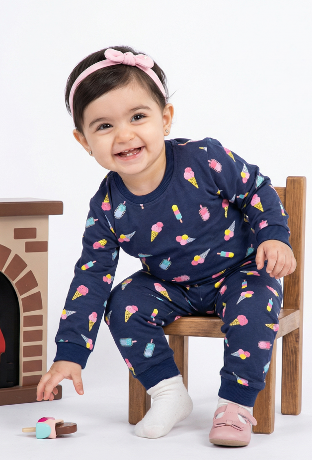 بلوز و شلوار راحتی دخترانه