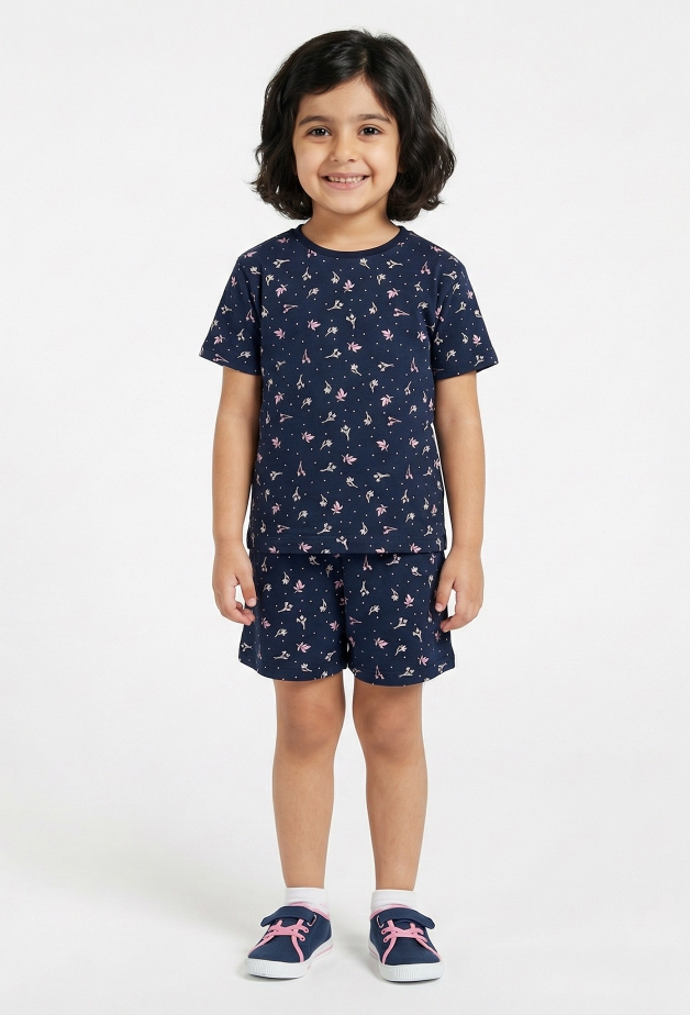 تیشرت و شلوارک دخترانه