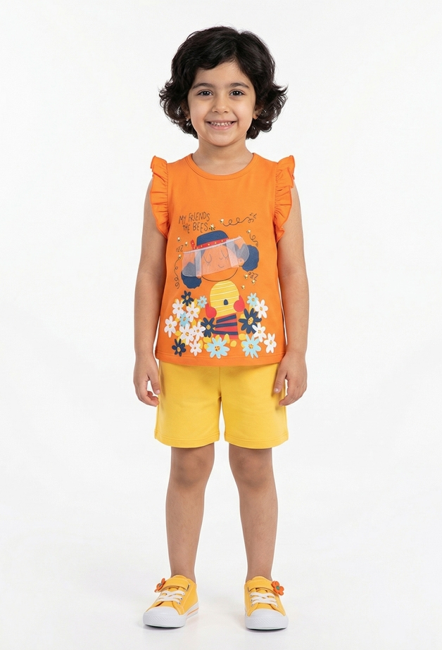 تیشرت و شلوارک دخترانه