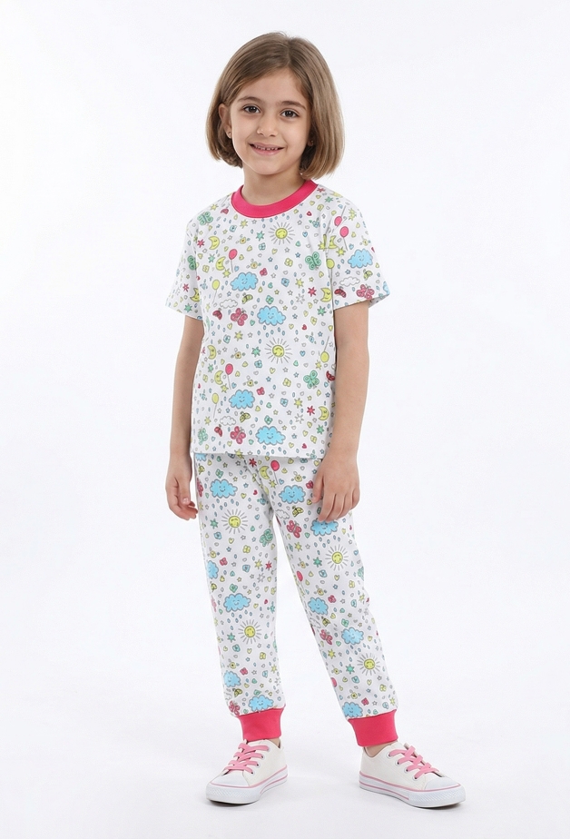 تیشرت و شلوار راحتی دخترانه