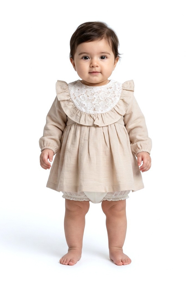 پیراهن و شورت نوزادی