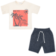 تیشرت و شلوارک پسرانه مدل beach days 1