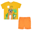 تیشرت و شلوارک پسرانه مدل پلنگ خوشحال 1