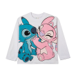 بلوز دخترانه مدل سفید Angel &amp; Stitch 2