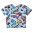تیشرت و شلوار پسرانه مدل ماشین آبی 3