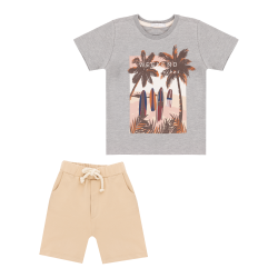 تیشرت و شلوارک پسرانه مدل نخل