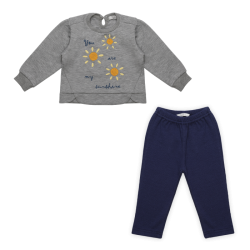 بلوز و لگ دخترانه مدل خورشید