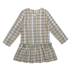 پیراهن دخترانه مدل چهارخانه سمن