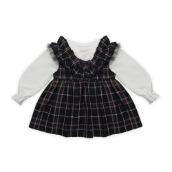 بلوز و سارافون دخترانه مدل دلژین