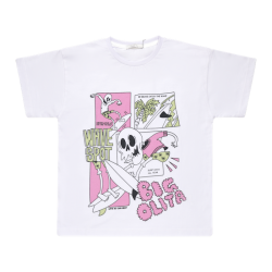 تیشرت دخترانه مدل اسکلت