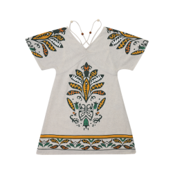 پیراهن دخترانه مدل ترمه