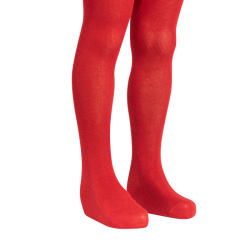 جوراب شلواری دخترانه مدل دانتل قرمز