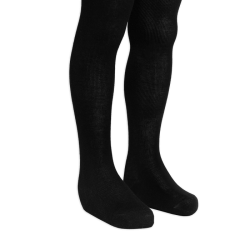 جوراب شلواری دخترانه مدل دانتل مشکی 