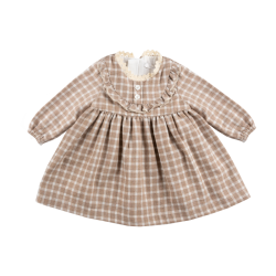 پیراهن دخترانه مدل چیندار