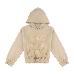 هودی دخترانه مدل قلبی