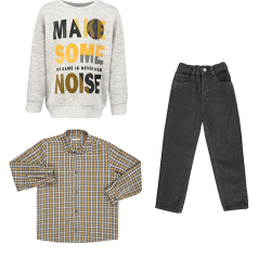 سه تیکه پسرانه مدل MAKE SOME NOISE