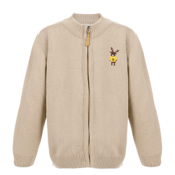 ژاکت پسرانه مدل پانی نسکافه ای آیچیلک