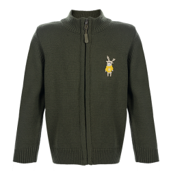 ژاکت پسرانه مدل پانی سبز آیچیلک