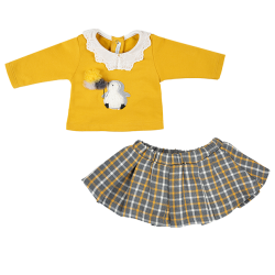 بلوز و دامن دخترانه مدل قاصدک 1