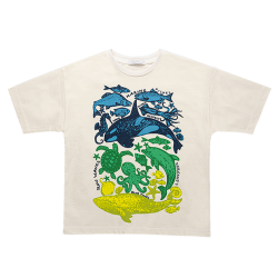 تیشرت پسرانه مدل حیوانات رنگارنگ 3