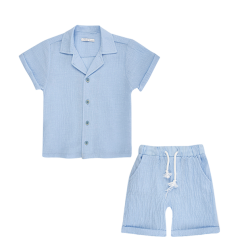 پیراهن و شلوارک پسرانه مدل کژوال تابستانی