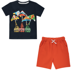 تیشرت و شلوارک پسرانه مدل پرواز 3