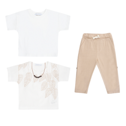 سه تیکه پسرانه مدل برگ های معلق 1