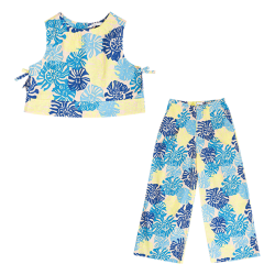 تاپ و شلوار دخترانه مدل گلهای بهاری2