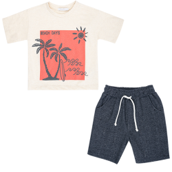 تیشرت و شلوارک پسرانه مدل beach days