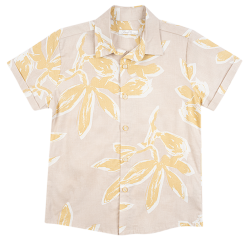 شومیز پسرانه مدل برگ های انتزاعی