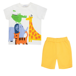 تیشرت و شلوارک پسرانه مدل zoo