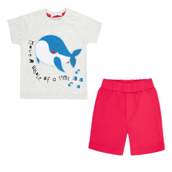 تیشرت و شلوارک پسرانه مدل وال کوچولو