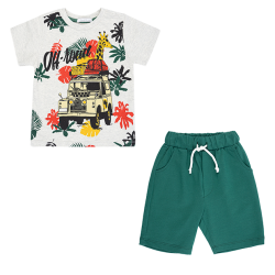 تیشرت و شلوارک پسرانه مدل safari