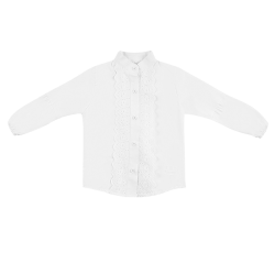 شومیز دخترانه مدل سفید الگانس 3