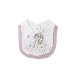 پیشبند نوزادی دخترانه مدل یونیکورن