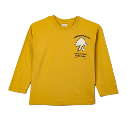 بلوزپسرانه مدل زرد Walking long2