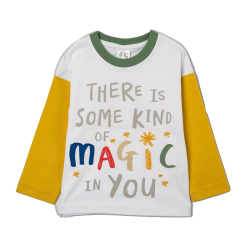 بلوزپسرانه مدل زرد Magic boy2