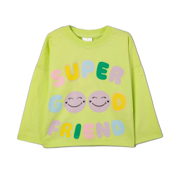 بلوز دخترانه مدل سبز happines2