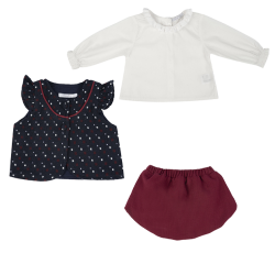 سه تیکه دخترانه مدل دخترک پاییز 1