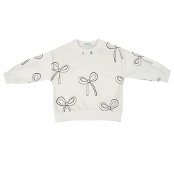 بلوز دخترانه مدل پاپیون سیاه و سفید3