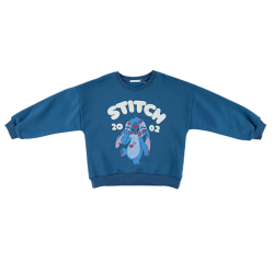 بلوز دخترانه مدل استیچ آبی