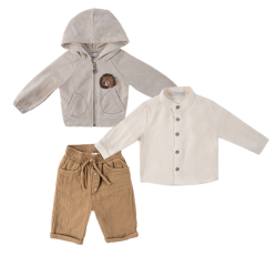 سه تیکه پسرانه مدل شیر یالدار