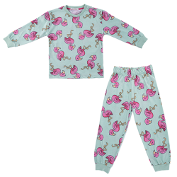 بلوز و شلوار راحتی دخترانه مدل پلیکان