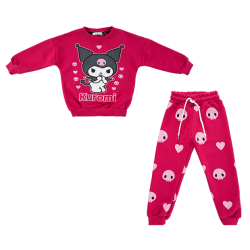 بلوز و شلوارراحتی دخترانه مدل کرومی سرخابی