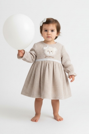 پیراهن دخترانه مدل خرس کوچولو 1