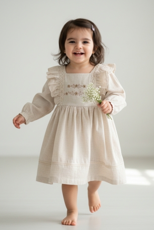 پیراهن دخترانه مدل ساناز