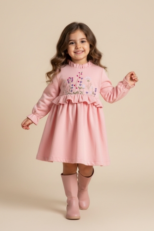 پیراهن دخترانه مدل گلدار2