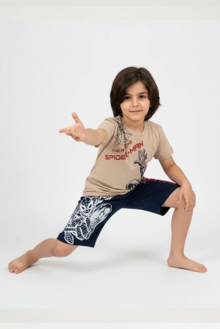 تیشرت و شلوارک پسرانه مدل اسپایدرمن