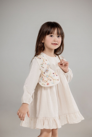 جلیقه و پیراهن دخترانه مدل یاس سلطان 2