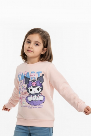 بلوز دخترانه مدل کرومی بنفش